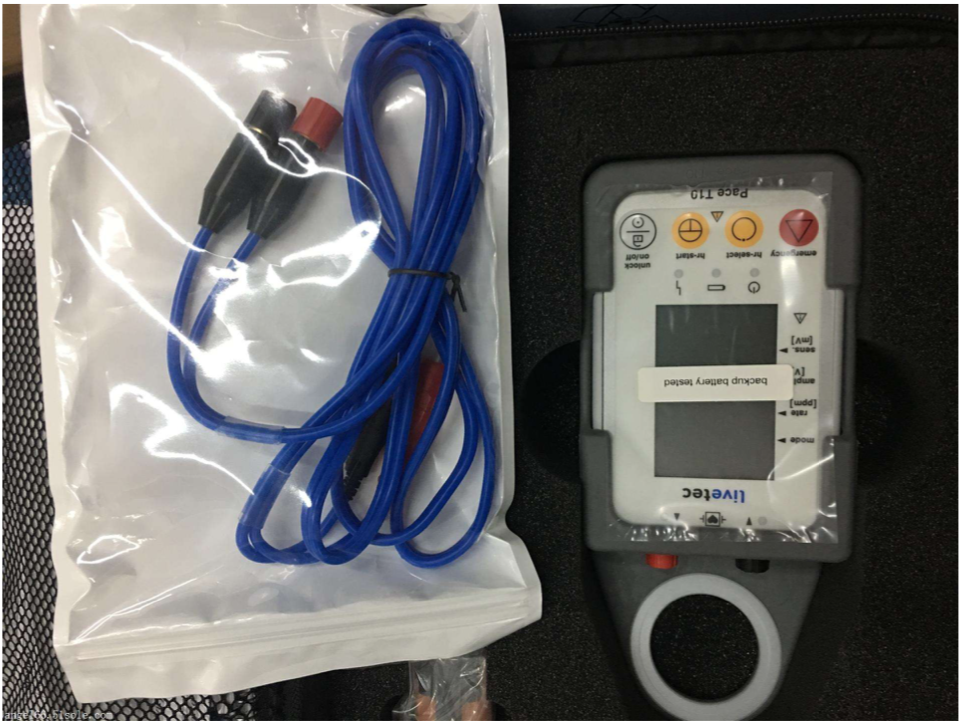 Temporary Pacemaker with Electrode
